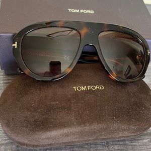 (EUC) Tom Ford Felix Havana/Brown sunglasses.